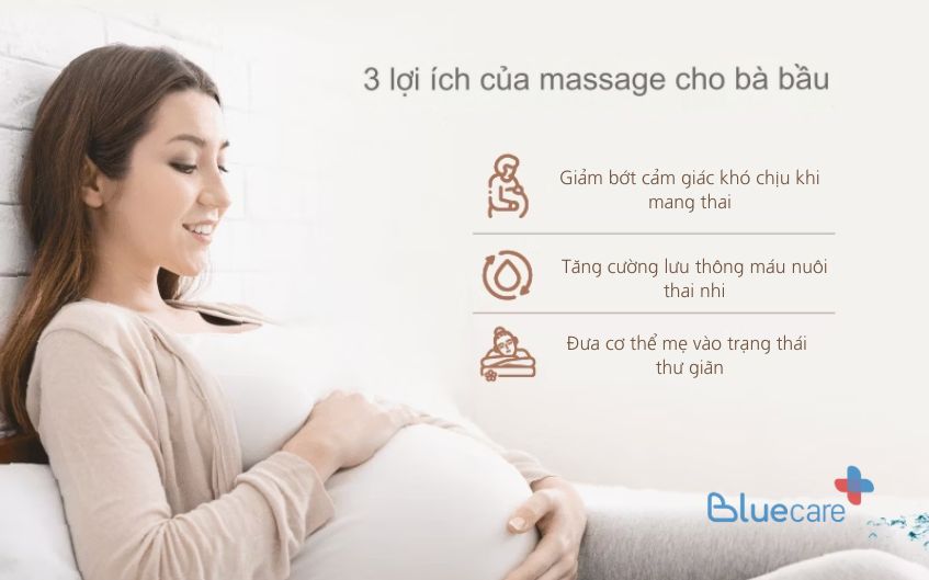 Massage bầu đem lại công dụng tuyệt vời cho mẹ và thai nhi